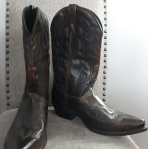 Laredo 10.5 D Mens Leather Cowboy boots